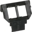 ABB Busch-Jaeger Balance SI Solo carat Alpha Im Inzetplaat Lucent Modular-Jack Basiselement 2 connectoren Zonder label antraciet 2CKA001764A0281