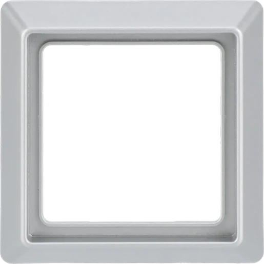 ABB Busch-Jaeger All-weather Afdekraam 1-voudig Horizontaal en verticaal Aluminium RAL 9006 IP44 2CKA001730A0276