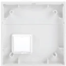 ABB Busch-Jaeger Future Solo Axcent Carat Infoli infoline centraalplaat impulsdrukker aan / uit enkele drukker wit RAL 9016 2CKA001582A0346