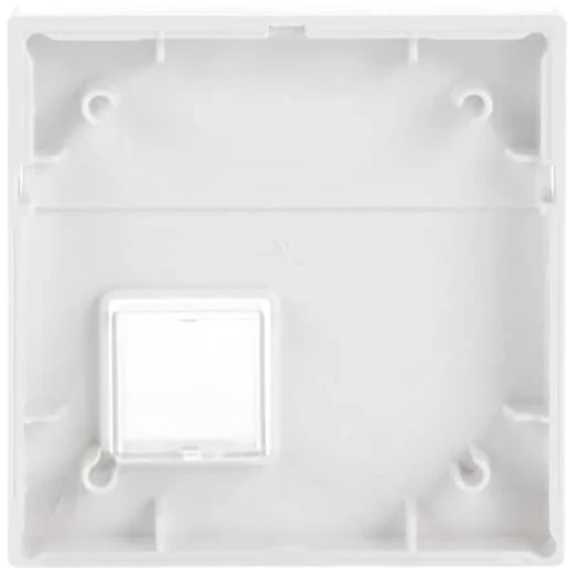 ABB Busch-Jaeger Future Solo Axcent Carat Infoli infoline centraalplaat impulsdrukker aan / uit enkele drukker wit RAL 9016 2CKA001582A0346