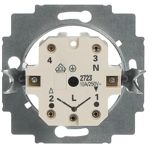 ABB Busch-Jaeger Jaloezieschakelaar impulsgeversokkel Draaiknop 1P IP21 2CKA001101A0567