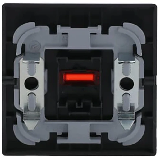 ABB Busch-Jaeger Future Axcent Carat bedieningselement + rode lens voor 2 en 3-polig aan / uit enkele wip antraciet RAL 7021 2CKA001751A2927