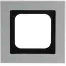 ABB Busch-Jaeger Axcent pur Afdekraam 1-voudig Horizontaal en verticaal Titanium IP20 2CKA001754A4693