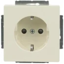 ABB Busch-Jaeger Future Solo Carat wandcontactdoos centraalplaat inbouw 16A 250V RA KV Glanzend wit RAL 1013 IP20 2CKA002013A5244