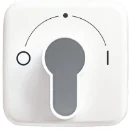 ABB Busch-Jaeger Reflex SI centraalplaat slot 2733usl-101 aan / uit sleutel wit RAL 9010 2CKA001710A1456