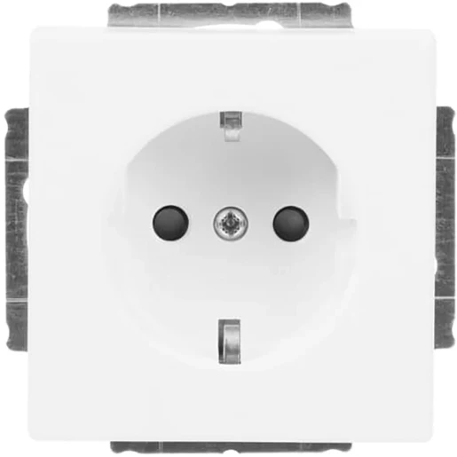 ABB Busch-Jaeger Future Axcent wandcontactdoos centraalplaat inbouw 16A 250V RA KV Mat wit RAL 9016 IP20 2CKA002013A5328