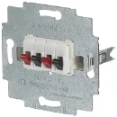 ABB Busch-Jaeger Balance SI Future Solo Axcent onderdeel/ centraalplaat Basiselement 2 connectoren Zonder label wit 2CKA000230A0403