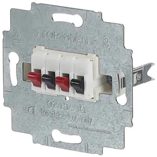 ABB Busch-Jaeger Balance SI Future Solo Axcent onderdeel/ centraalplaat Basiselement 2 connectoren Zonder label wit 2CKA000230A0403