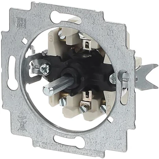 ABB Busch-Jaeger Jaloezieschakelaar impulsgeversokkel Draaiknop 2P IP21 2CKA001101A0534