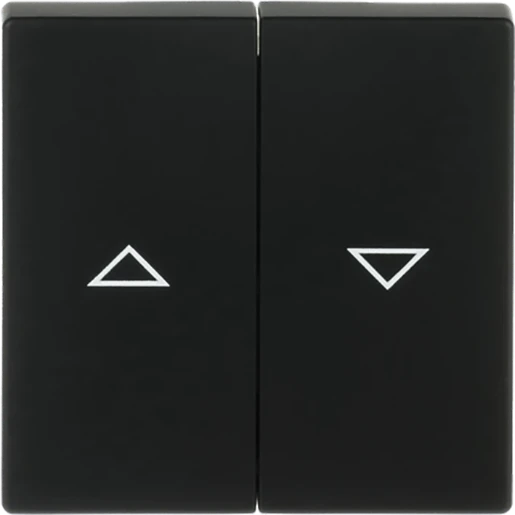 ABB Busch-Jaeger Future Bedieningselement tweedelige wip zwart RAL 9005 2CKA001751A3036