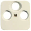 ABB Busch-Jaeger SI Centraalplaat satelliet SI Antenne-aansluitdoos coax Centraalplaat 3 connectoren Zonder label wit 2CKA001724A1747