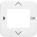 ABB Busch-Jaeger Reflex SI Centraalplaat timer 6455-56 1098U(F) enkele drukker wit RAL 9010 2CKA006430A0286