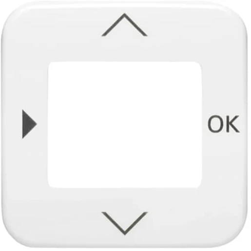 ABB Busch-Jaeger Reflex SI Centraalplaat timer 6455-56 1098U(F) enkele drukker wit RAL 9010 2CKA006430A0286