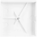 ABB Busch-Jaeger Future Solo Axcent Carat centraalplaat 1x uit boring 10mm Jack plug Centraalplaat Zonder label wit 2CKA001710A3173