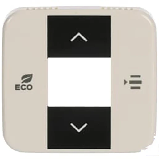 ABB Busch-Jaeger F@home centraalplaat fancoil enkele drukker beige RAL 1013 2CKA006220A0251