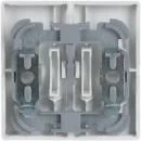 ABB Busch-Jaeger Future Axcent bedieningselement voor serie + wissel aan / uit tweedelige wip wit RAL 9016 2CKA001751A3024