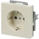 ABB Busch-Jaeger Future Solo Carat wandcontactdoos centraalplaat inbouw 16A 250V RA KV Glanzend wit RAL 1013 IP20 2CKA002013A5244