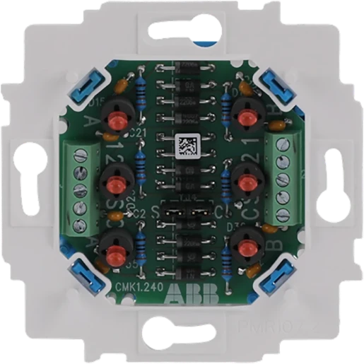 ABB Busch-Jaeger Infoline Controle verlichting 6-voudig Basiselement 15V inbouw IP20 2CKA001582A0341