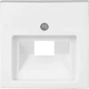 ABB Busch-Jaeger Balance Centraalplaat datadoos RJ45 SI-B Jack plug Centraalplaat 1 connector Zonder label wit 2CKA001753A0225