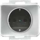 ABB Busch-Jaeger Alpha wandcontactdoos centraalplaat inbouw 16A 250V RA Mat titanium RAL IP20 2CKA002011A3778