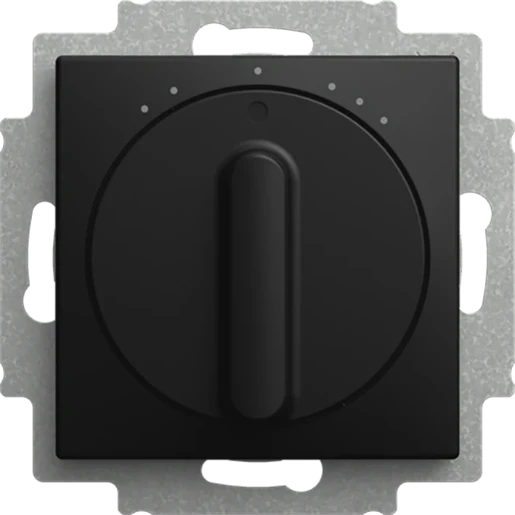 ABB Busch-Jaeger ventilatorschak 1P cpl 3-standen SI-B-matzwart