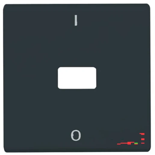 ABB Busch-Jaeger bedieningselement 2-polig aan / uit enkele wip antraciet RAL 7021 2CKA001731A1692