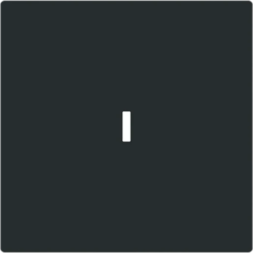 ABB Busch-Jaeger Art linear Bedieningswip met lens enkele wip zwart RAL 9005 2CKA001751A3364