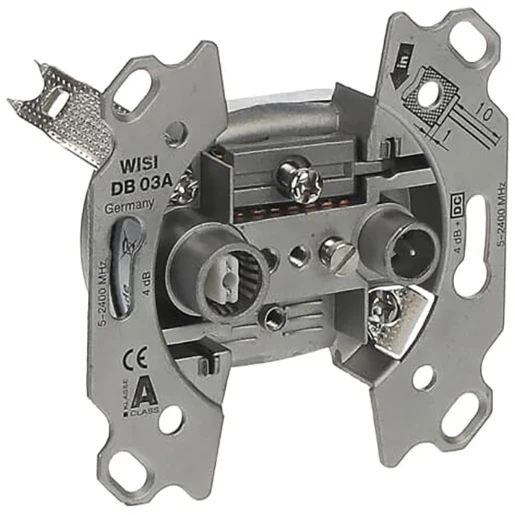 ABB Busch-Jaeger antennecontactdoos inbouw 2v einddoos 4.5dB IP20 2CKA000230A0250