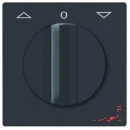 ABB Busch-Jaeger Centraalplaat knevelgreep antraciet RAL 7021 2CKA001710A1886