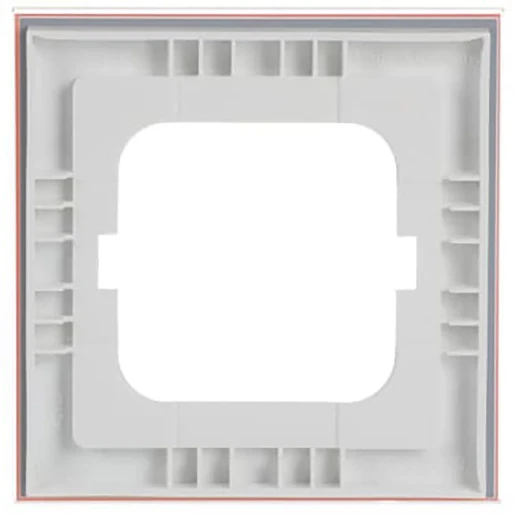 ABB Busch-Jaeger Axcent pur Afdekraam koraal 1-voudig Horizontaal en verticaal Roze IP20 2CKA001754A4765