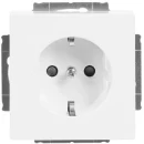 ABB Busch-Jaeger Future Solo Axcent Carat wandcontactdoos centraalplaat inbouw 16A 250V RA KV Glanzend wit RAL 9016 IP20 2CKA002013A5245