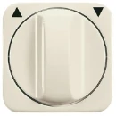 ABB Busch-Jaeger SI Centraalplaat + knop knevelgreep beige RAL 1013 2CKA001753A0599