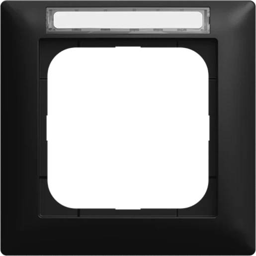 ABB Busch-Jaeger tekstafdekraam 1-voudig SI-B-matzwart