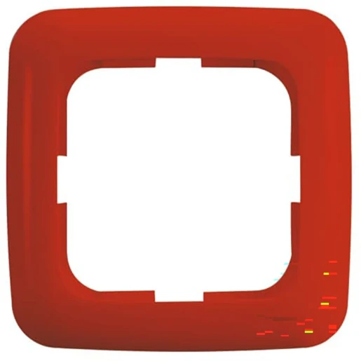 ABB Busch-Jaeger Reflex SI Afdekraam 1-voudig Horizontaal en verticaal Rood RAL 3020 IP20 2CKA001725A1563