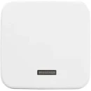 ABB Busch-Jaeger Reflex SI tiptoets + relaissokkel enkele wip wit RAL 9010 2CKA006599A2816