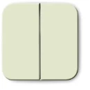 ABB Busch-Jaeger SI bedieningselement serie en wissel aan / uit tweedelige wip beige RAL 1013 2CKA001731A0363