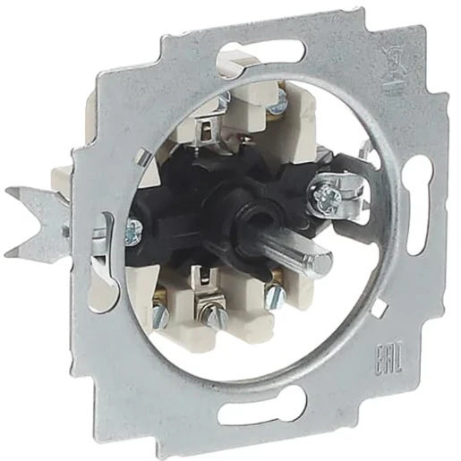 ABB Busch-Jaeger Jaloezieschakelaar impulsgeversokkel Draaiknop 2P IP21 2CKA001101A0559