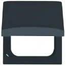 ABB Busch-Jaeger Centraalplaat verloop SI IP44 70x70x32mm klapdeksel antraciet RAL 7021 2CKA001710A1936