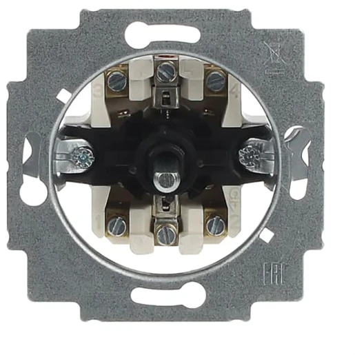 ABB Busch-Jaeger Jaloezieschakelaar impulsgeversokkel Draaiknop 2P IP21 2CKA001101A0559