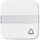 ABB Busch-Jaeger Reflex SI bedieningselement pulsdrukker aan / uit enkele wip wit RAL 9010 2CKA001731A0538