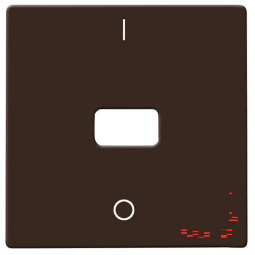 ABB Busch-Jaeger bedieningselement open 2-p / 3-p / contr aan / uit enkele wip bruin RAL 8017 2CKA001731A1966