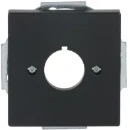 ABB Busch-Jaeger Future centraalplaat boring zwart RAL 9005 2CKA001724A4301