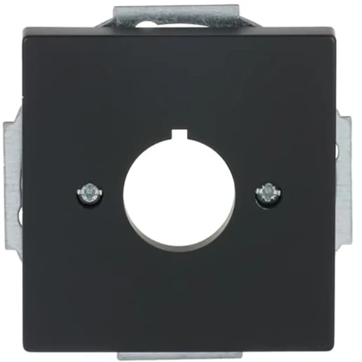 ABB Busch-Jaeger Future centraalplaat boring zwart RAL 9005 2CKA001724A4301