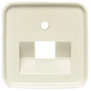 ABB Busch-Jaeger SI centraalplaat datadoos rj45 Jack plug Centraalplaat 1 connector Zonder label beige 2CKA001753A8949