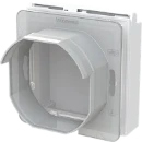 ABB Busch-Jaeger Art linear Verloopplaat met klapdeksel wit 2CKA001719A0180