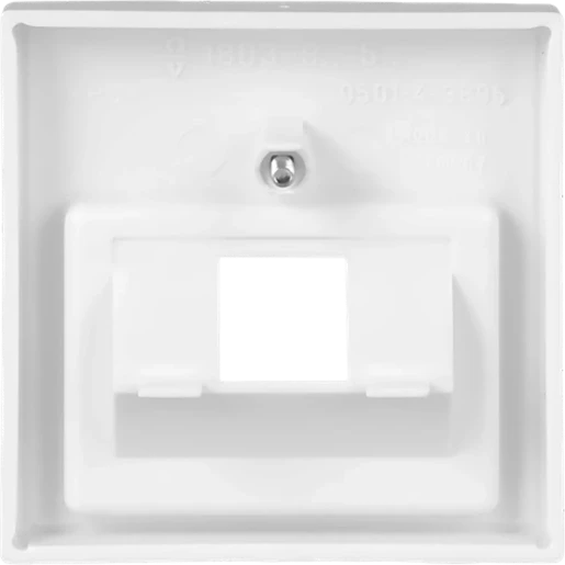 ABB Busch-Jaeger Balance Centraalplaat datadoos RJ45 SI-B Jack plug Centraalplaat 1 connector Zonder label wit 2CKA001753A0225