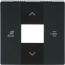 ABB Busch-Jaeger F@home centraalplaat fancoil enkele drukker antraciet RAL 7021 2CKA006220A0248