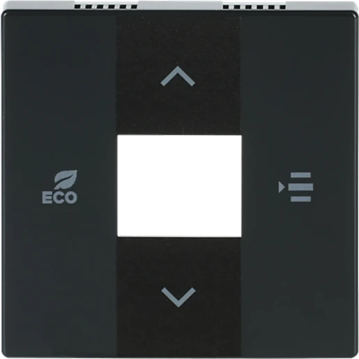 ABB Busch-Jaeger F@home centraalplaat fancoil enkele drukker antraciet RAL 7021 2CKA006220A0248