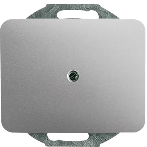 ABB Busch-Jaeger Alpha Centraalplaat leidinguitvoer Snoerkap Basiselement met centrale afdekplaat MetaalZonder label titanium 2CKA001710A3342
