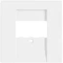 ABB Busch-Jaeger Future Solo Axcent Carat Centraalplaat TAE/USB TAE Bedieningselement Zonder label wit 2CKA001710A3162